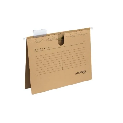 Afbeelding van Jalema 2655814700 hangmap Atlanta serie E A4 met commerciële binding 25 stuks bruin