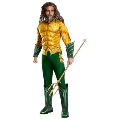 Afbeelding van Rubie&#039;s le DC Aquaman The Movie, kinderen Deluxe kostuum leeftijd 8 10 jaar Engelse versie