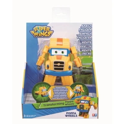 Image de Figurine articulée Super Wings Transforming Poppa Wheel 12 cm