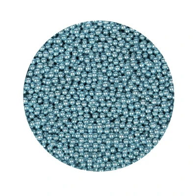 Afbeelding van BrandNewCake Suikerparels Metallic Blauw 4mm 80gr.
