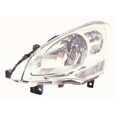 Afbeelding van ABAKUS 552 1129RMLD EM Koplampen rechts H4 Transparent Met regelmotor voor LWR P43t CITROËN: Berlingo II Van,