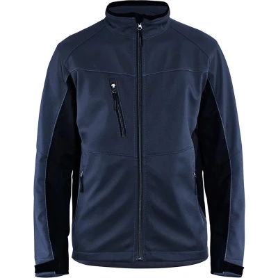 Afbeelding van Blåkläder 4950 2516 Softshell Jack Donker marineblauw/Zwart maat XL