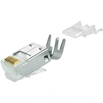 Afbeelding van Telegärtner RJ45 stekker J00026A0165 Stekker, recht Aantal polen: 8 Zilver 1 stuk(s)