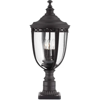 Afbeelding van Feiss Mini LED Tuin Pilaar English Bridle 3X E14 Max 60W IP44 (Outdoor) Black