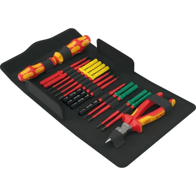 Afbeelding van WERA gereedschapsset, Kraftform Kompakt VDE 17 extra slim 2 Tool Finder, 05006610001, delig