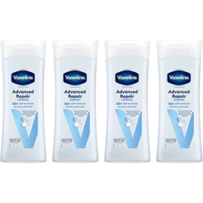 Afbeelding van Vaseline Advanced Repair Body Lotion 4x200ML