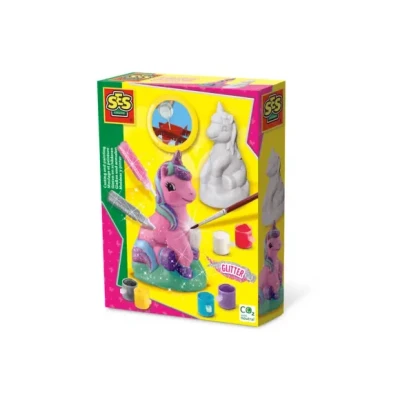 Afbeelding van Ses Creative Gips Gieten En Schilderen Glitter Unicorn