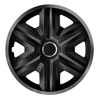 Afbeelding van NRM FAST LUX wieldoppen 14&quot; Set van 4 stuks grafiet