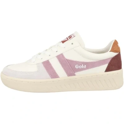 Afbeelding van Gola damessneaker Grandslam Trident wit roze