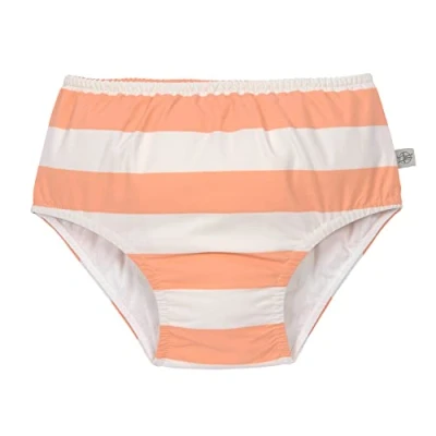 Afbeelding van Lässig Zwembroekje met luier Splash &amp; Fun Block Stripes milky/peach, 07 12 mnd. Maat 74/80
