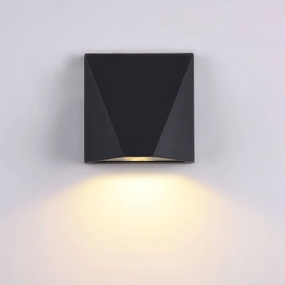 Afbeelding van Maytoni Beekman LED buitenwandlamp 3.000 K zwart