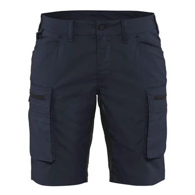 Image de Short services stretch femme marine foncé/noir