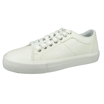 Afbeelding van Levi&#039;s Woodward Sneakers laag, Dames, Maat: 40, Brilliant white Hoogwaardig imitatieleer