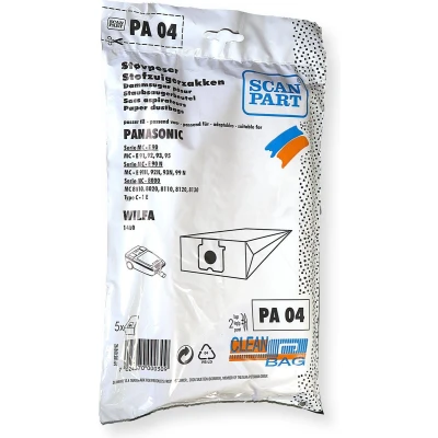 Afbeelding van Scanpart Pa04 Stofzak Panasonic 5Stuks