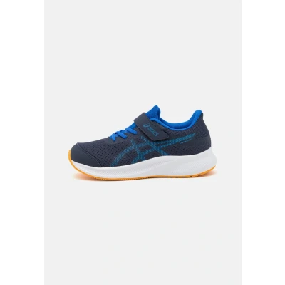 Afbeelding van Asics Patriot 13 Unisex Hardloopschoenen voor op de weg kinderen, Maat: 33.5, Indigo blue/blue coast Textiel/ synthetisch
