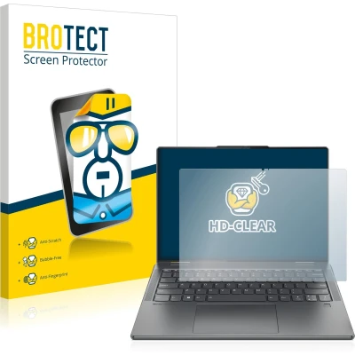 Afbeelding van BROTECT Screenprotector voor Lenovo Yoga 7i 14&quot; 2 in 1 16:10 Folie Beschermfolie transparant