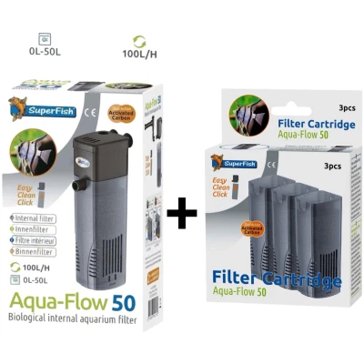 Afbeelding van Superfish Aquaflow 200/300 easy click cartridge 2 verpakkingen