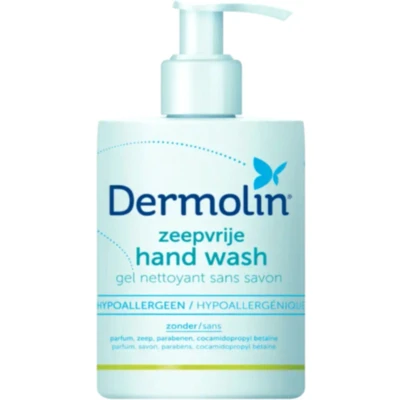Afbeelding van Dermolin Zeepvrije Hand Wash Dispenser 200ML