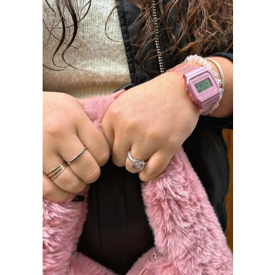 Afbeelding van Casio F91WS4EF Digitaal horloge, Dames, Maat: One Size, Rosa
