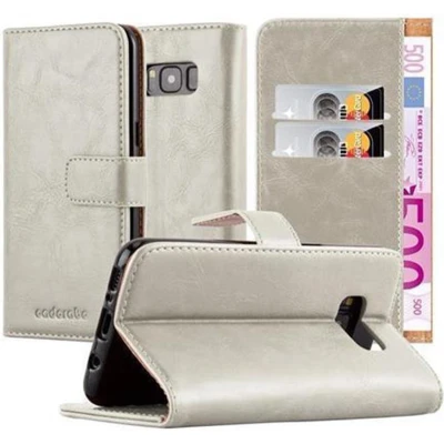 Afbeelding van Cadorabo Hoesje geschikt voor Samsung Galaxy S8 PLUS in CAPPUCCINO BRUIN Beschermhoes met magnetische sluiting, standfunctie en kaartvakje Book Case Cover Etui