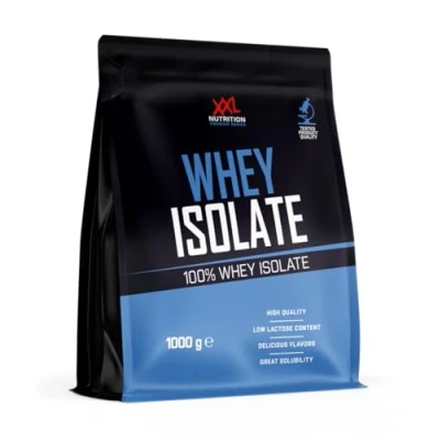 Afbeelding van XXL Nutrition Whey Isolaat Proteïne poeder, Eiwit Shakes, Protein Isolate Eiwitpoeder Chocolade Caramel 1000 gram
