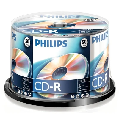 Image de Philips 50 x CD R 700 Mo (80 min) 52x spindle