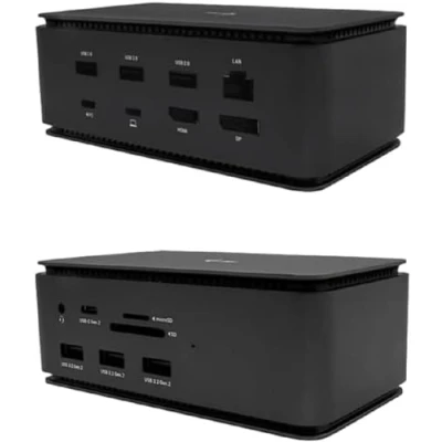 Afbeelding van i Tec USB 4 Metal Docking Station Dual 4K HDMI DP + PD 80W USB4DUAL4KDOCKPD