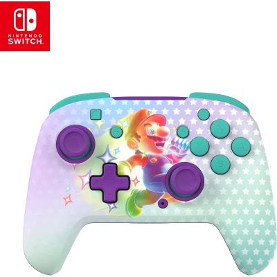 Afbeelding van Turtle Beach Rematch Glow In The Dark Draadloze Controller Nintendo Switch Invincible Mario