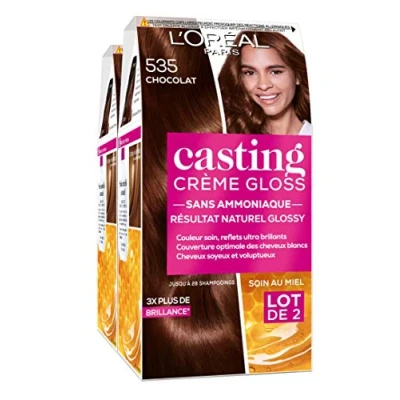 Afbeelding van L&#039;Oréal Paris Casting Crème Gloss 535 Chocolate 160 ml 2 stuks