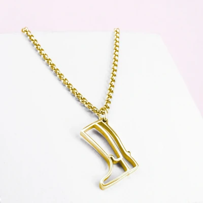 Image de Ponytail&amp;Co Pendentif Bottes d&#039;équitation Or