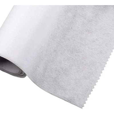 Afbeelding van The Bead Shop Opstrijkbare stof/smeltstof zwaar gewicht 90 cm breed 3 meter wit (vlies)