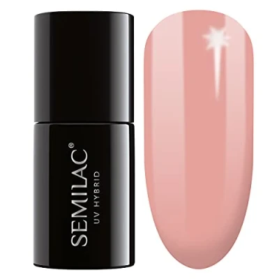 Afbeelding van Semilac UV 817 Dirty Peach semi permanente gelnagellak, 7 ml