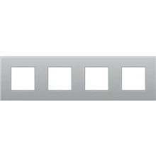 Afbeelding van Niko Viervoudige horizontale afdekplaat, kleur Intense sterling
