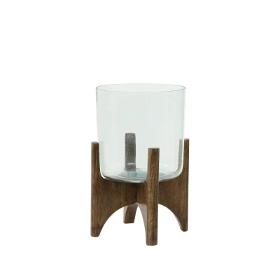 Afbeelding van Light &amp; Living Vaas JACE Ø22.5x33.5cm Bruin
