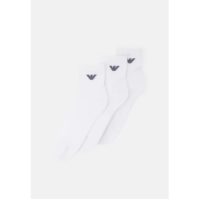 Afbeelding van Emporio Armani Short Socks 3PACK Sokken, Heren, Maat: One Size, White