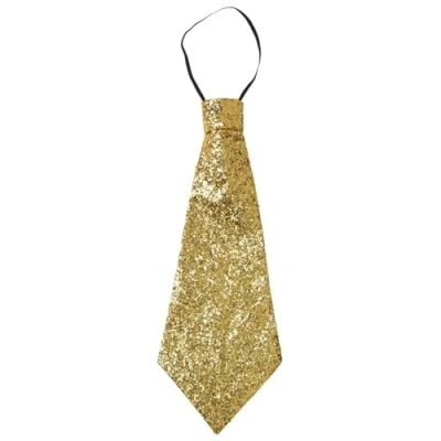 Image de Cravate paillettes or