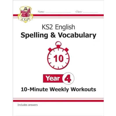 Afbeelding van New KS2 English 10 Minute Weekly Workouts: Spelling &amp; Vocabulary Year 4