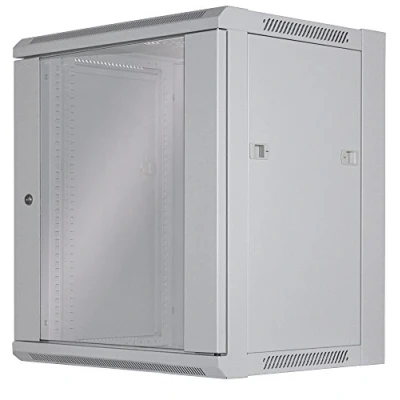 Afbeelding van Intellinet 711876 19inch wandkast (b x h d) 570 635 450 mm 12 HE Grijs wit (RAL 7035)
