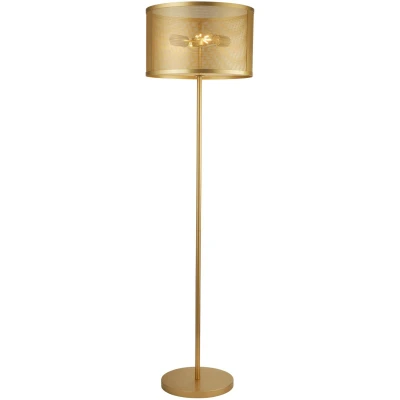 Afbeelding van Vloerlamp Fishnet, goud