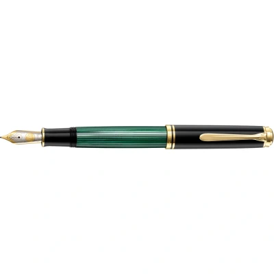 Afbeelding van Pelikan Souverän M1000 Black Green FP F