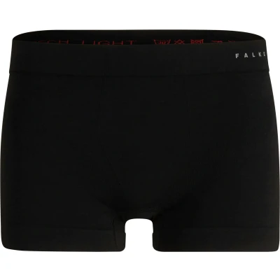 Afbeelding van FALKE Wool Tech Boxershorts voor heren, wol, regular fit, zwart, maat L, 2 stuks, zwart (3000)