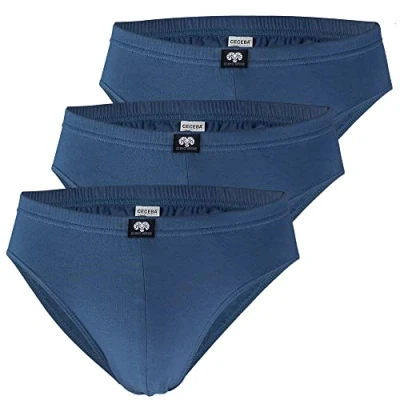 Afbeelding van Ceceba 3 pak 100% biologisch katoen Heren Slips M Blauw