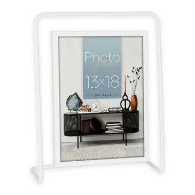 Afbeelding van ZEP Metalen fotolijst Alcamo wit voor foto 13x18 RT457W
