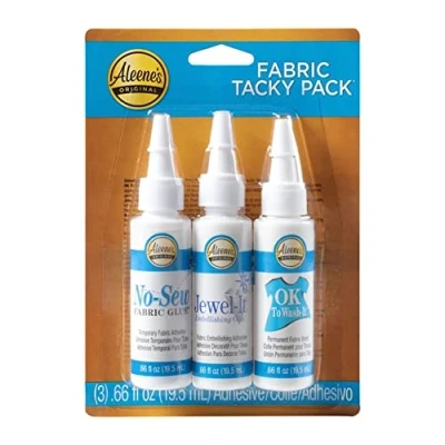 Afbeelding van Aleene&#039;s Tacky Pack No Sew/Jewel It/OK Wash It 3x66 fl oz (25805) (DISCONTINUED)