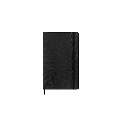 Afbeelding van Moleskine Vegea Notitieboek Boa Large (13x21cm) Gelinieerd Zachte Kaft Zwart (Box)