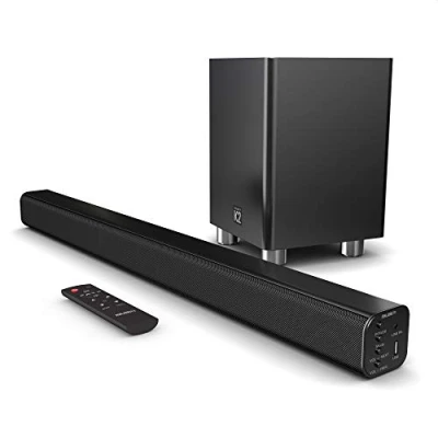Afbeelding van Majority K2 Soundbar + Subwoofer Zwart HDMI ARC Bluetooth Optical USB 150W