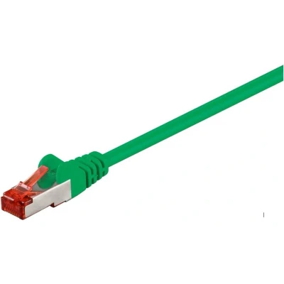 Afbeelding van MicroConnect F/UTP CAT6 0.25m Green PVC Outer Shield : Foil screening 4x2xAWG 27 CCA