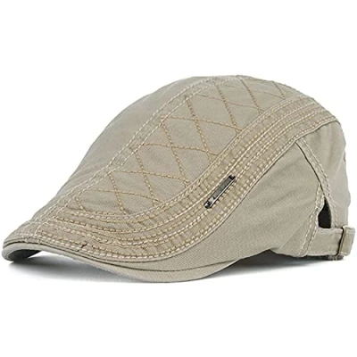 Afbeelding van Kuyou Newsboy Gatsby platte sportpet, Beige