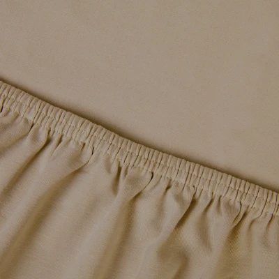 Afbeelding van Kayori Edo topperhoeslaken katoensatijn Khaki 200/210