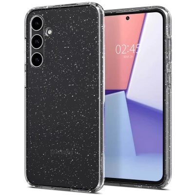 Afbeelding van Spigen Liquid Crystal Hoesje Geschikt voor Samsung Galaxy S23 FE Transparant Glitter